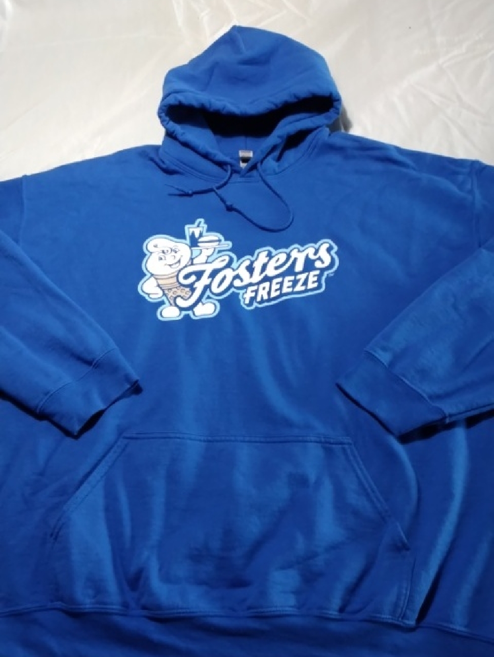 Gildan Fosters Freeze Royal Blue Logo Sweatshirt Hoodie , 2XL , $28